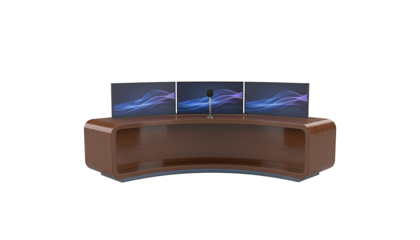 talk show desk png PNG transparent background
