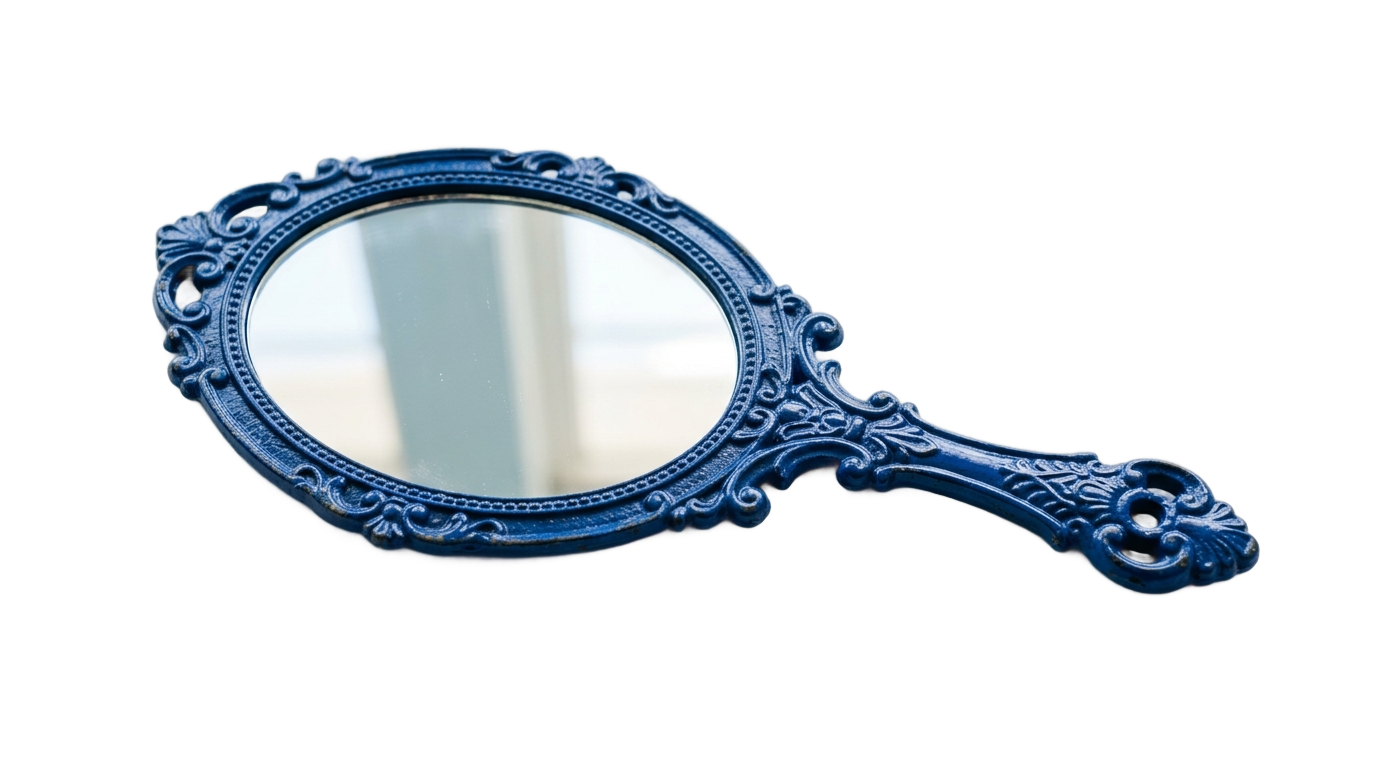 blue mirror png PNG transparent background