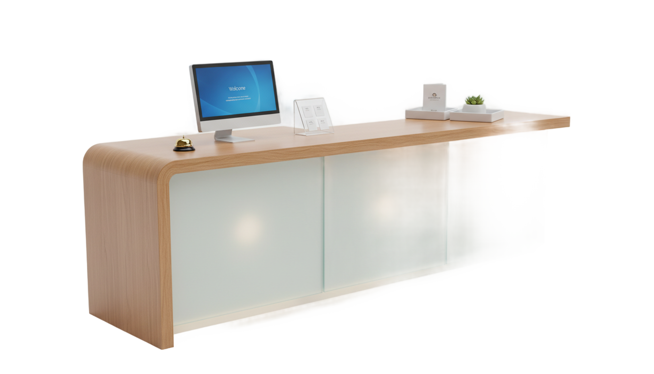 hotel front desk png PNG transparent background