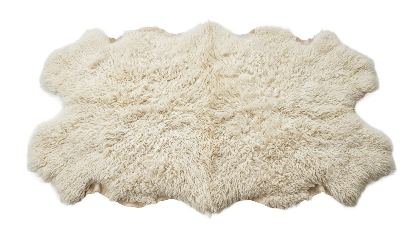 sheepskin rug png PNG transparent background