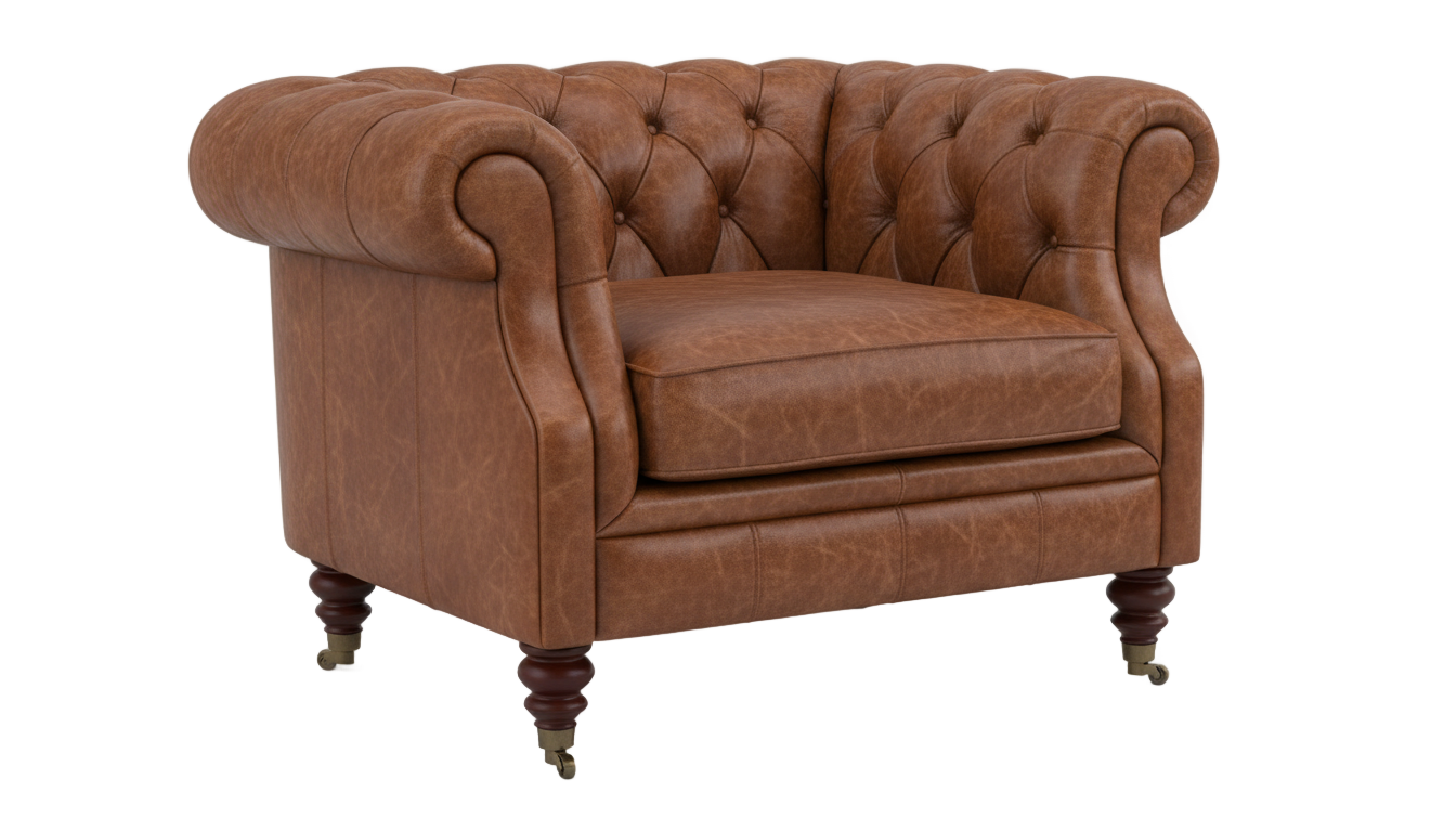 leather chair png PNG transparent background