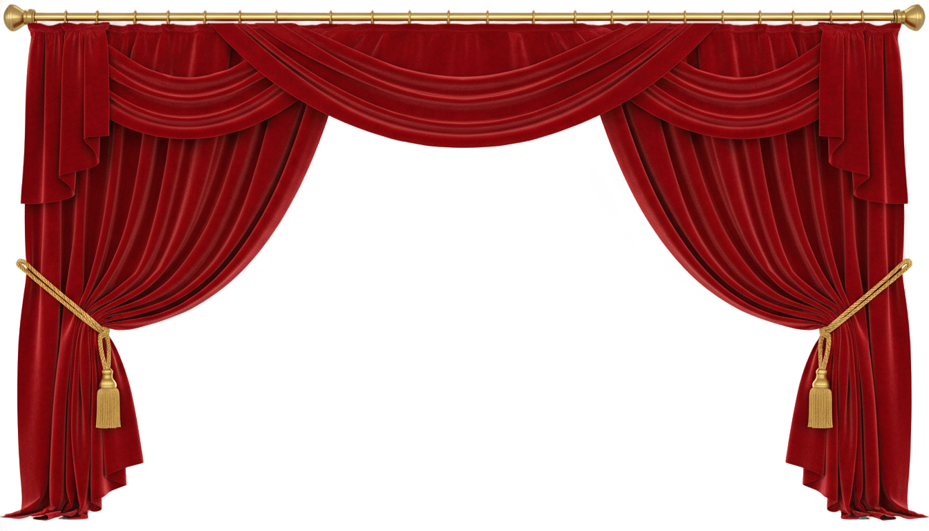 stage curtain png PNG transparent background