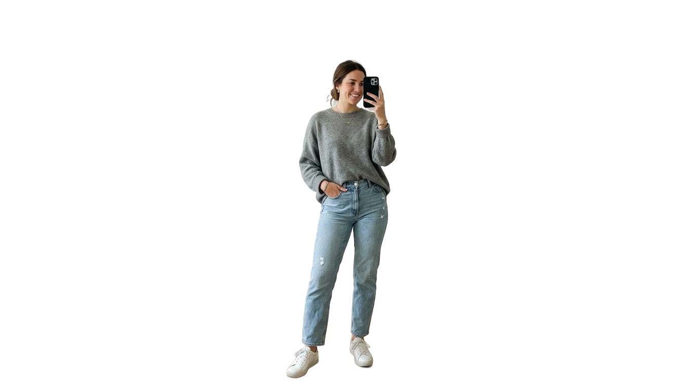 mirror selfie png PNG transparent background