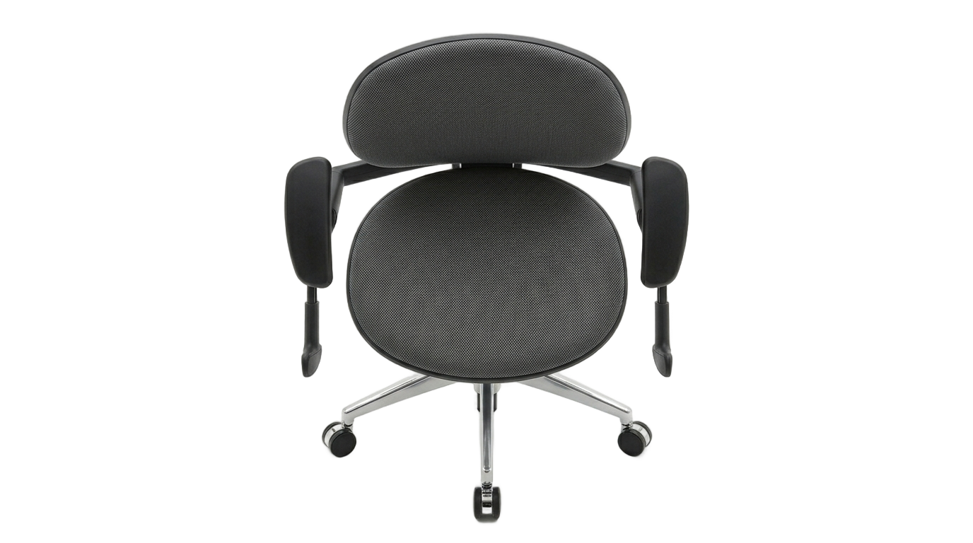 office chair top view png PNG transparent background