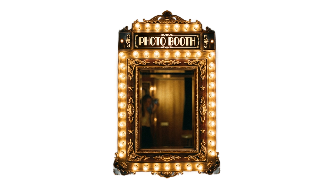 mirror photo booth png PNG transparent background