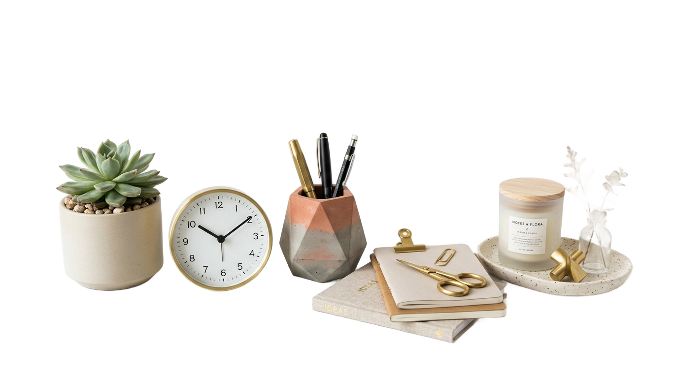 desk decor png PNG transparent background