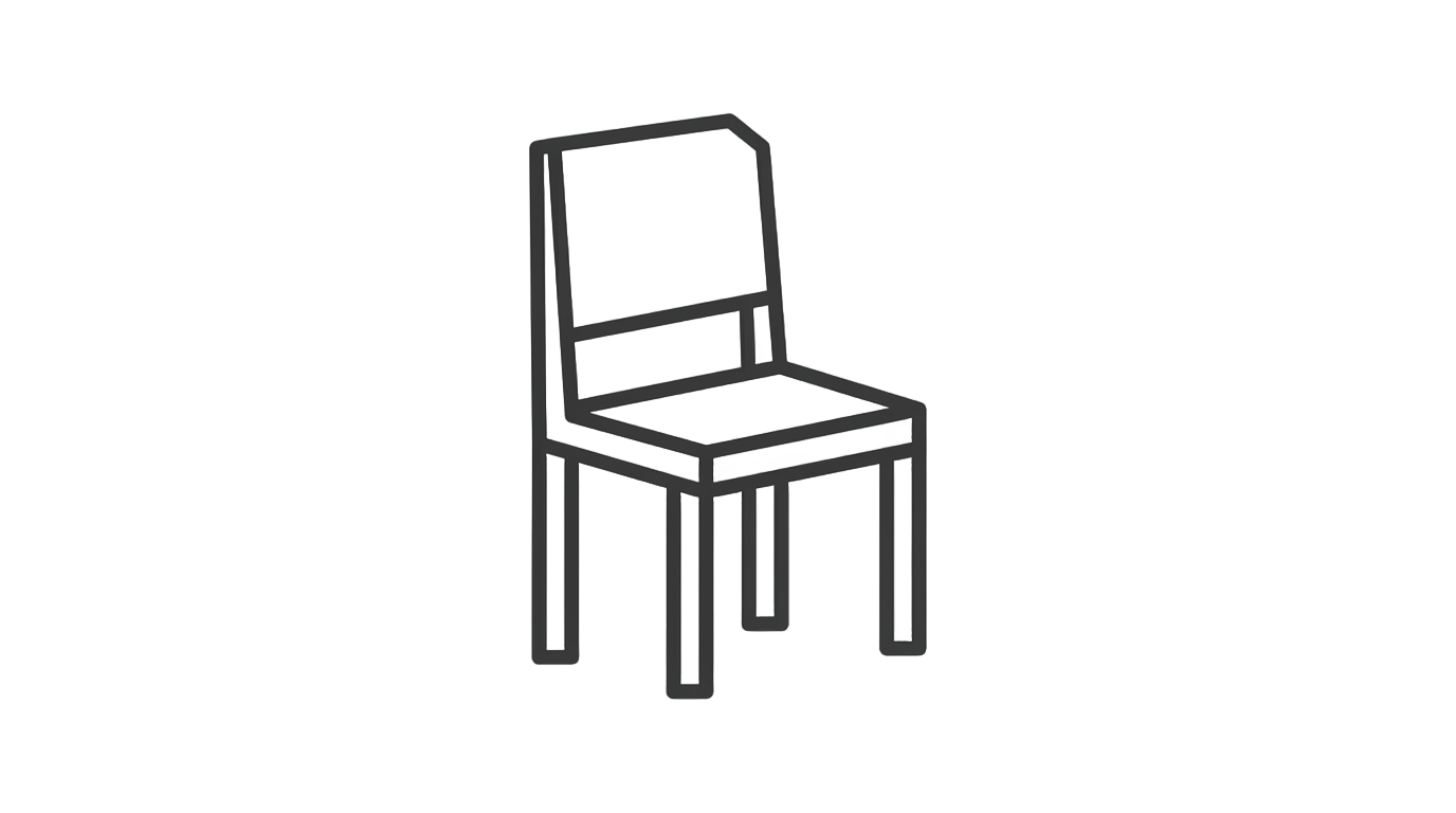 chair logo png PNG transparent background