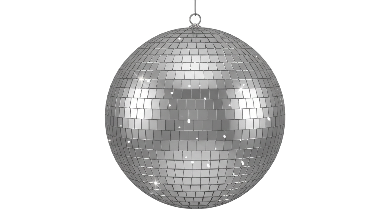 mirror ball png PNG transparent background