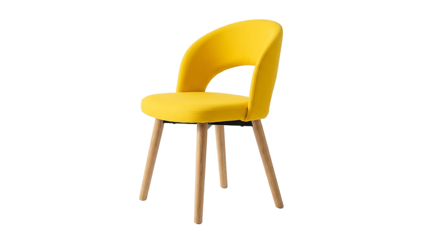 yellow chair png PNG transparent background