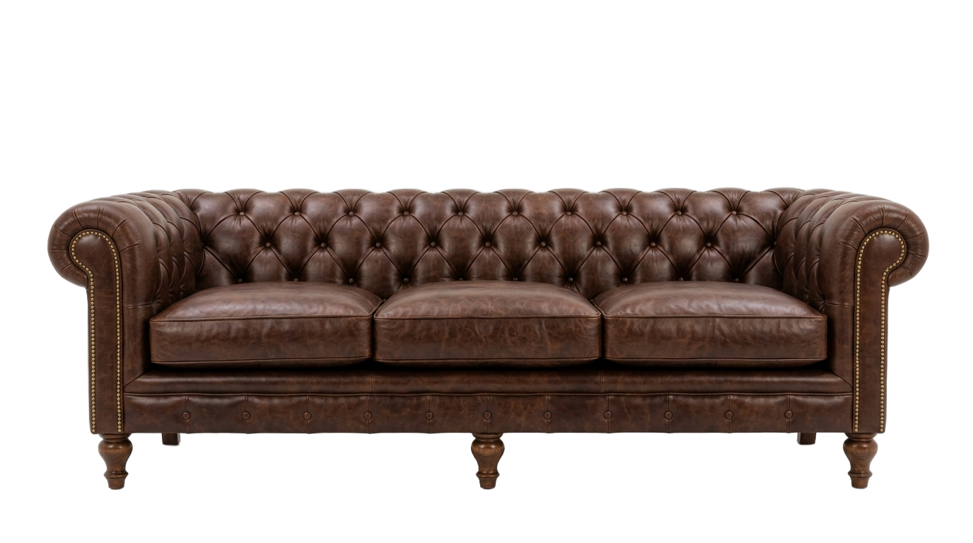 brown sofa png PNG transparent background