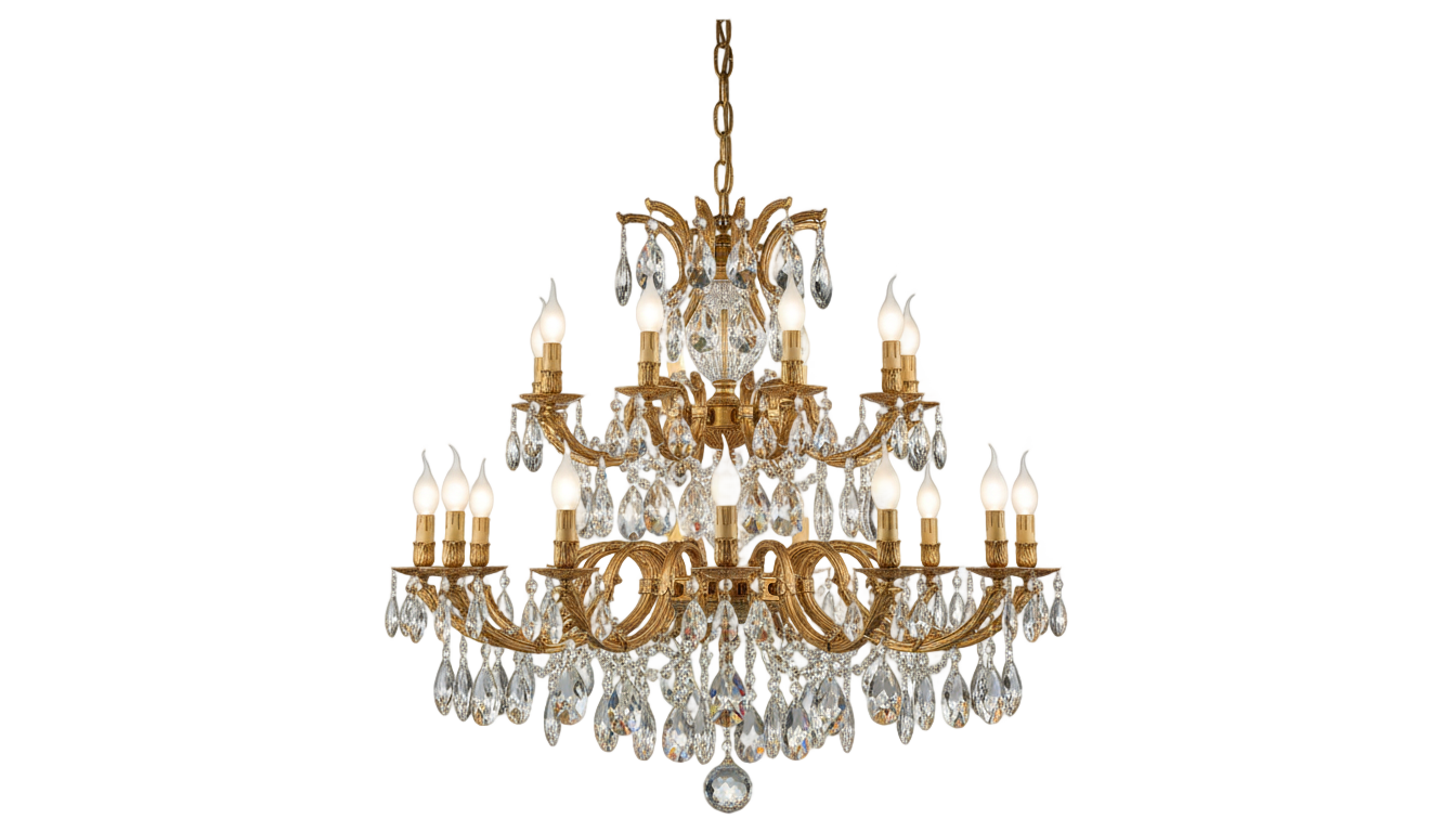 gold chandelier png PNG transparent background