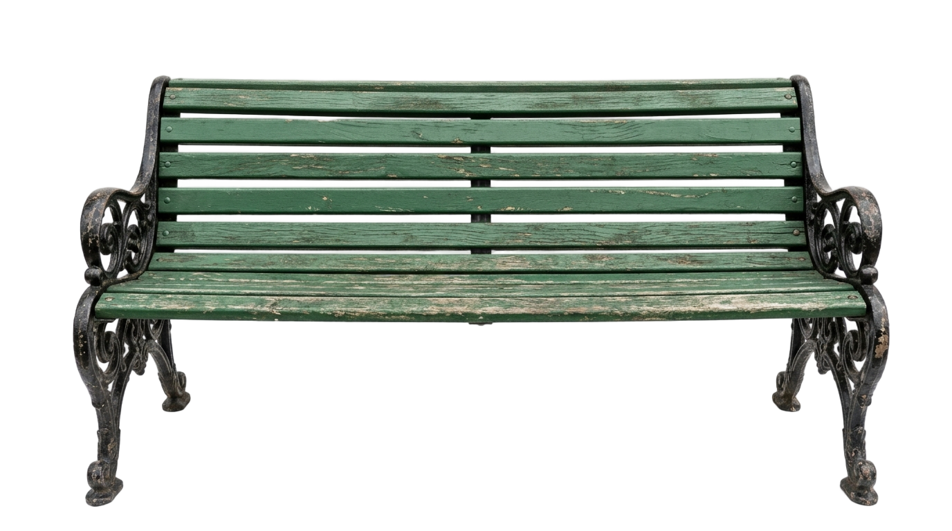 park chair png PNG transparent background
