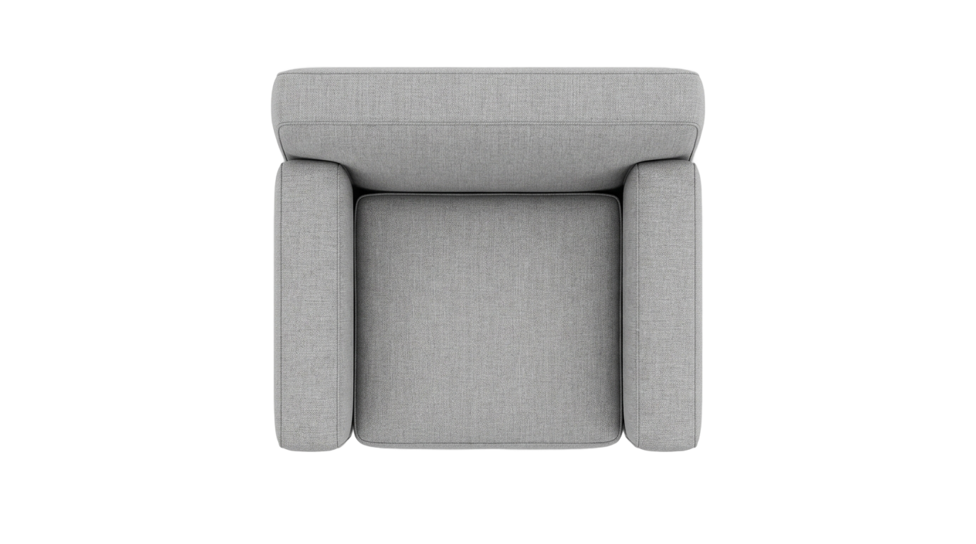 sofa chair top view png PNG transparent background