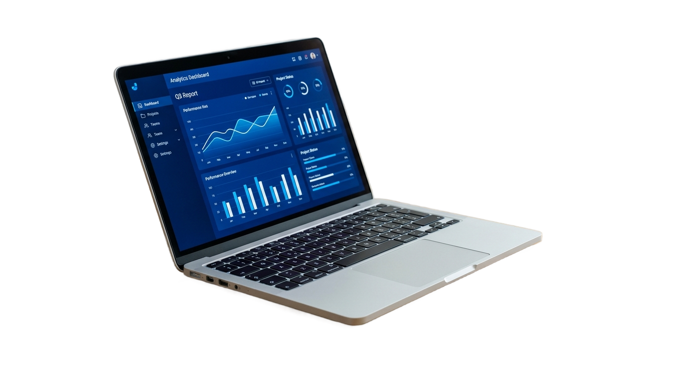 laptop on table png PNG transparent background