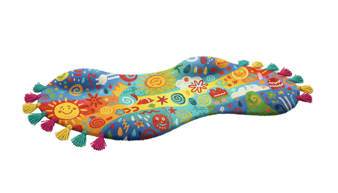 cartoon rug png PNG transparent background