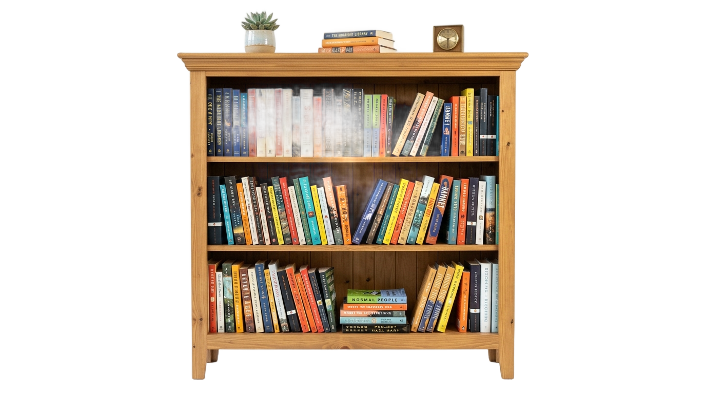 bookshelf cartoon png PNG transparent background