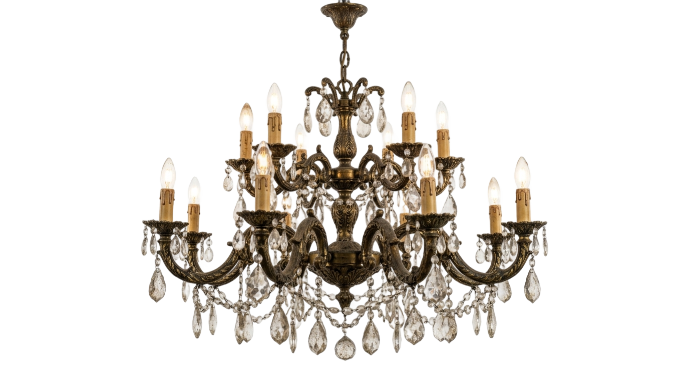 old chandelier png PNG transparent background