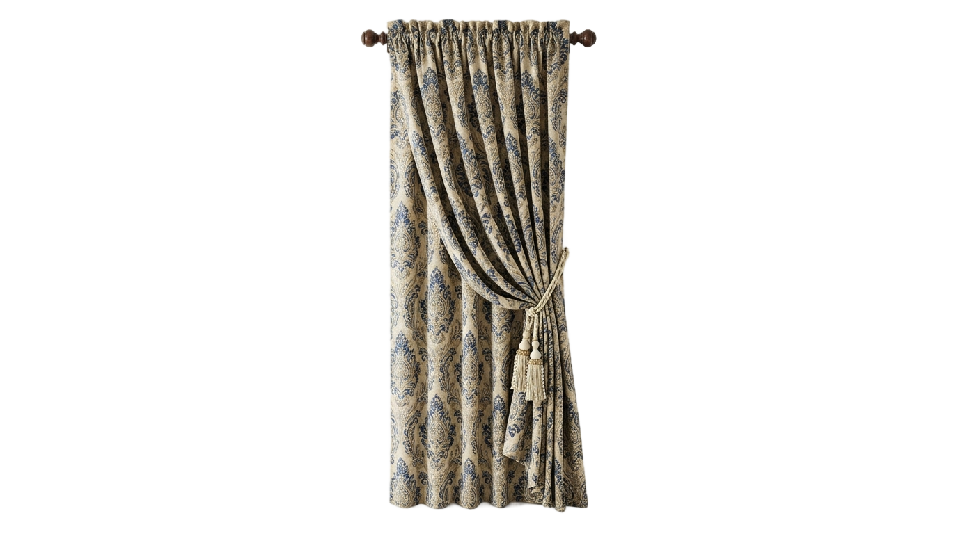 house curtain png PNG transparent background