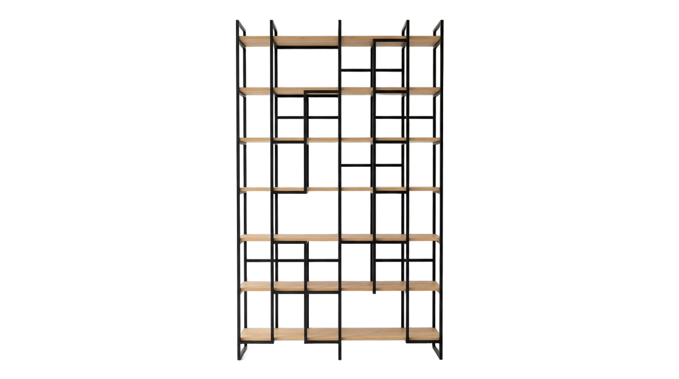 modern bookshelf png PNG transparent background