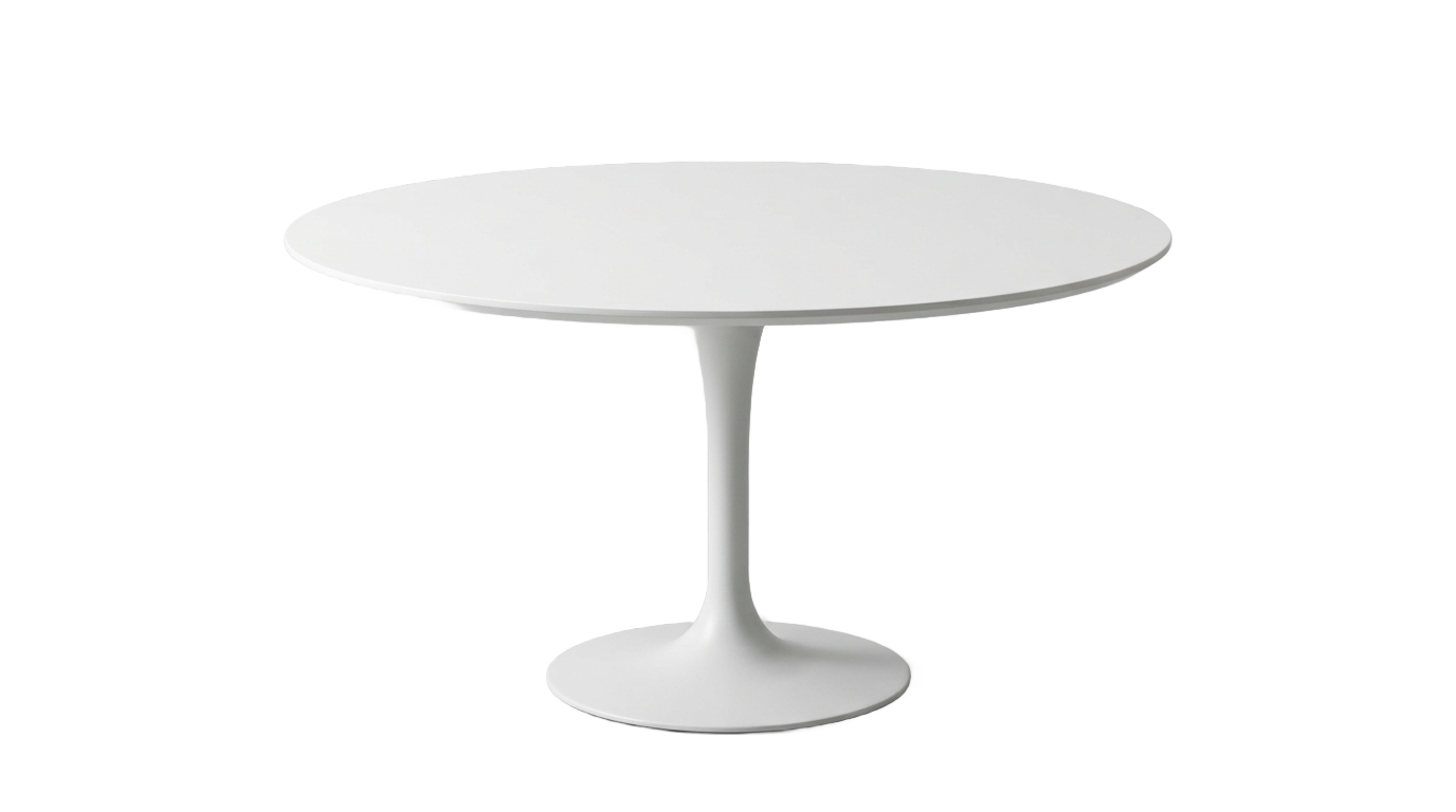 white round table png PNG transparent background