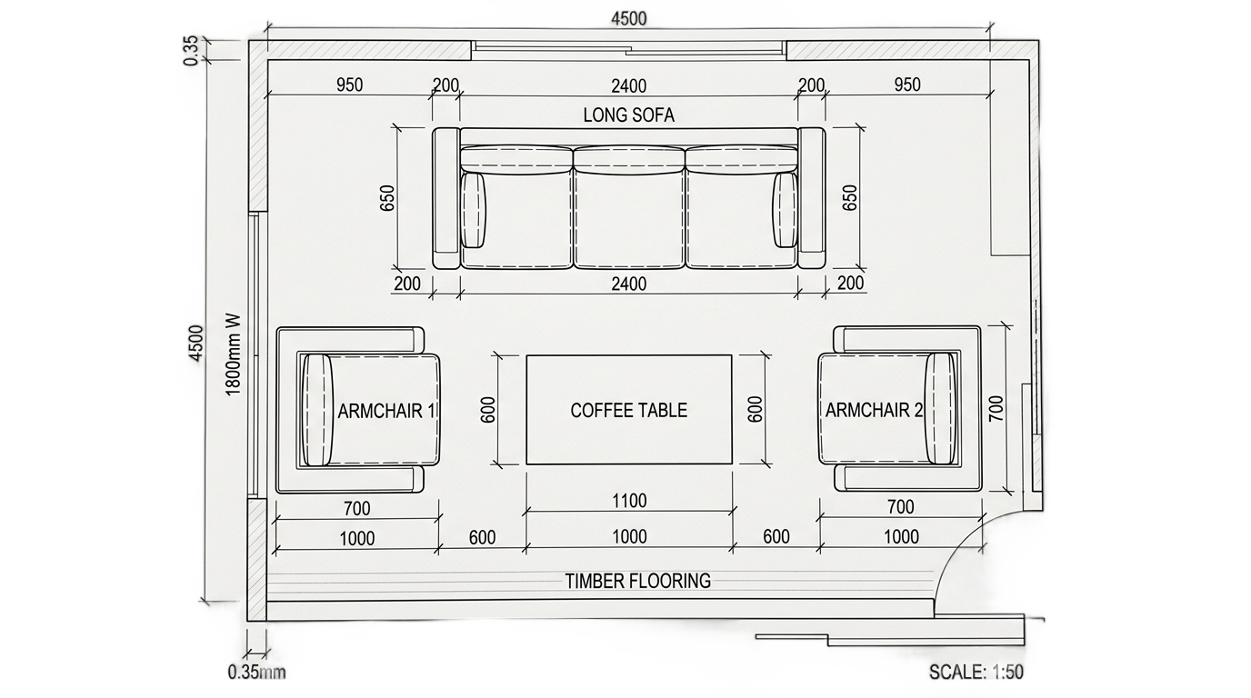 sofa set plan png PNG transparent background