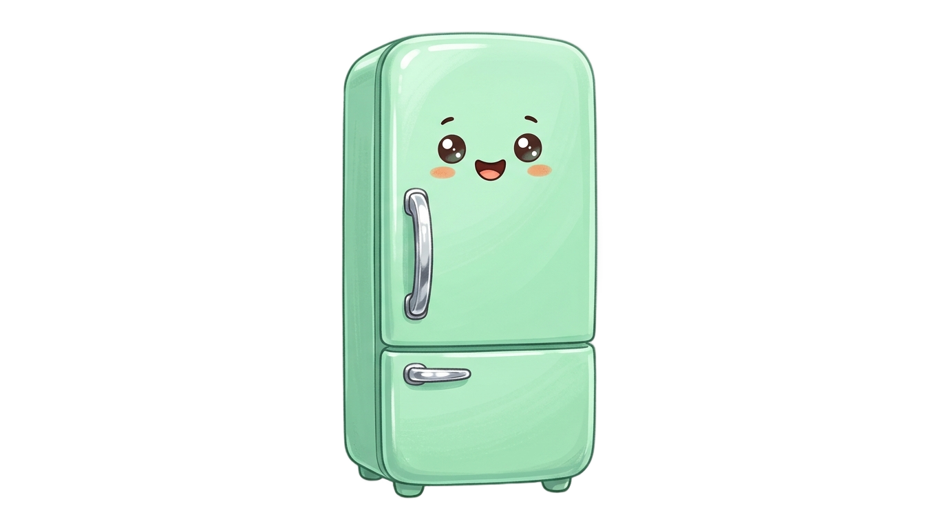 fridge cartoon png PNG transparent background