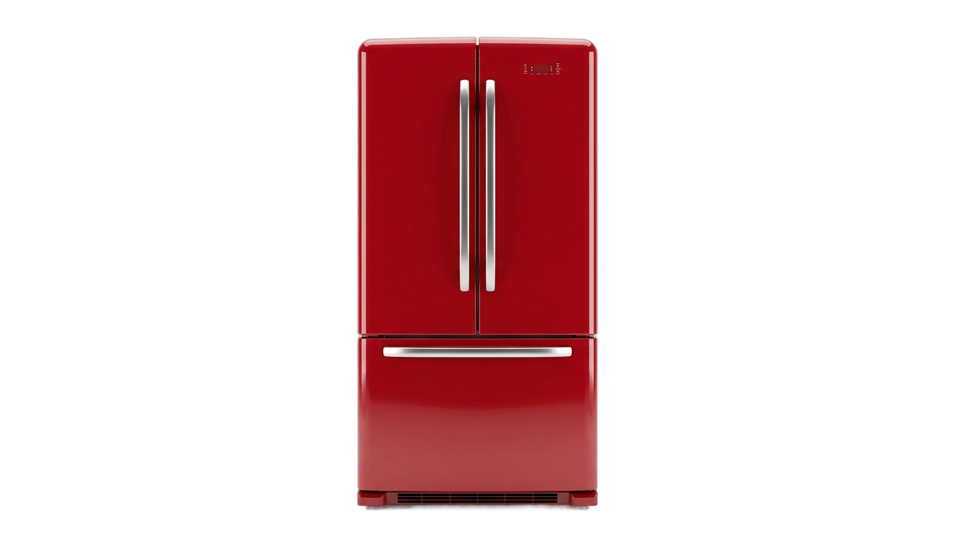 red fridge png PNG transparent background