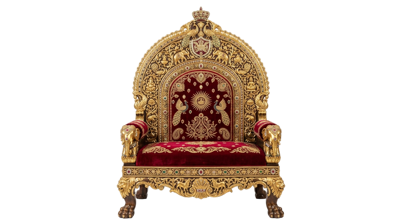 raja chair png PNG transparent background