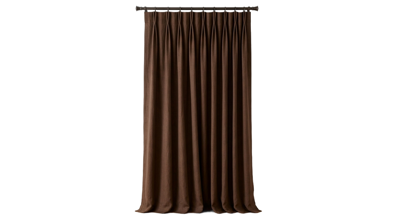 brown curtain png PNG transparent background