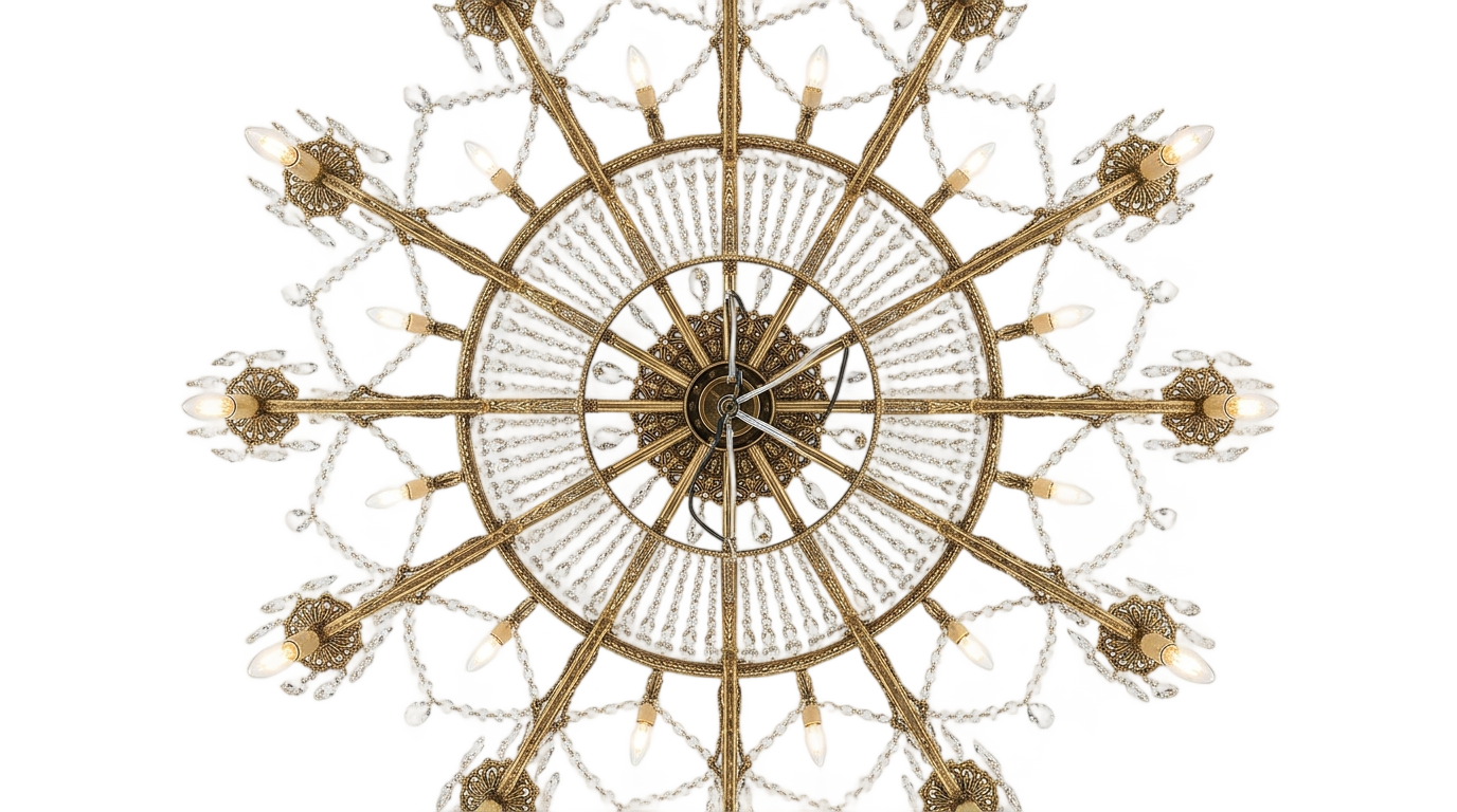 chandelier top view png PNG transparent background
