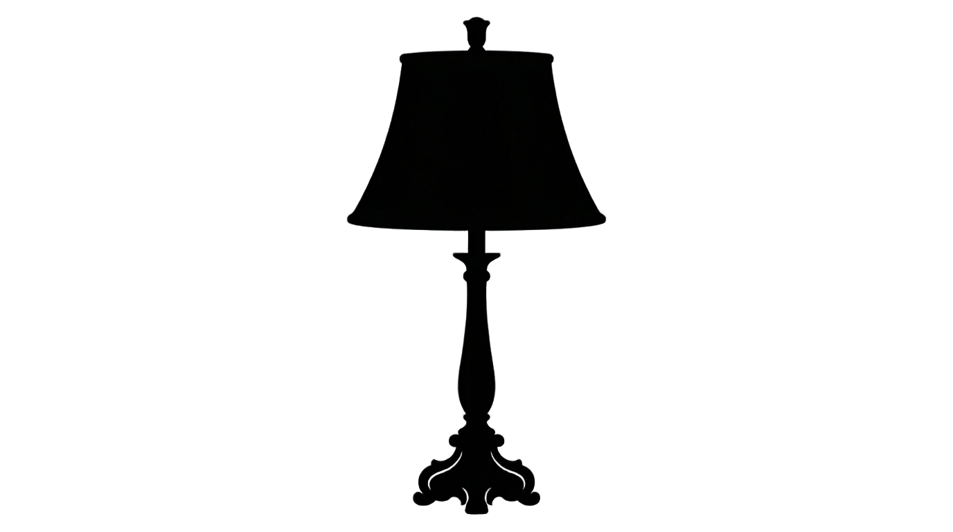 lamp silhouette png PNG transparent background
