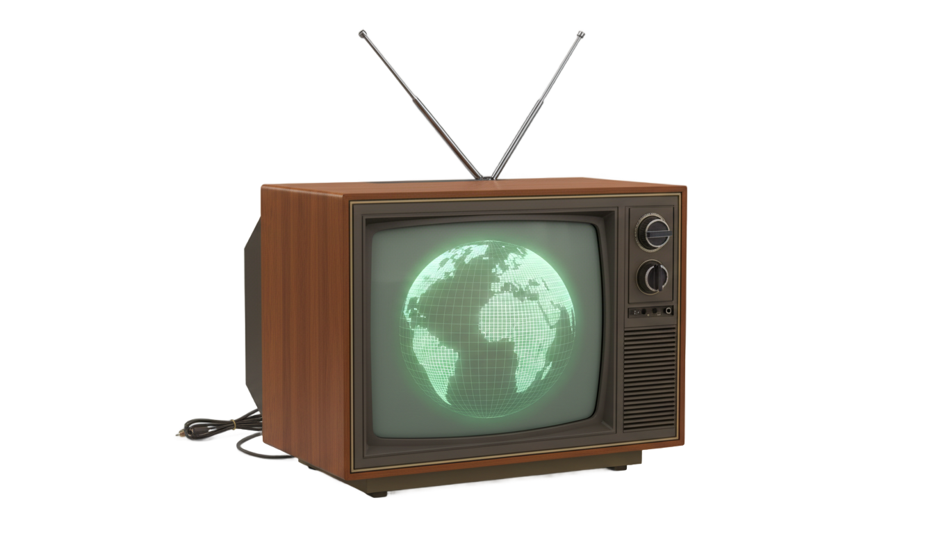 old tv green screen png PNG transparent background