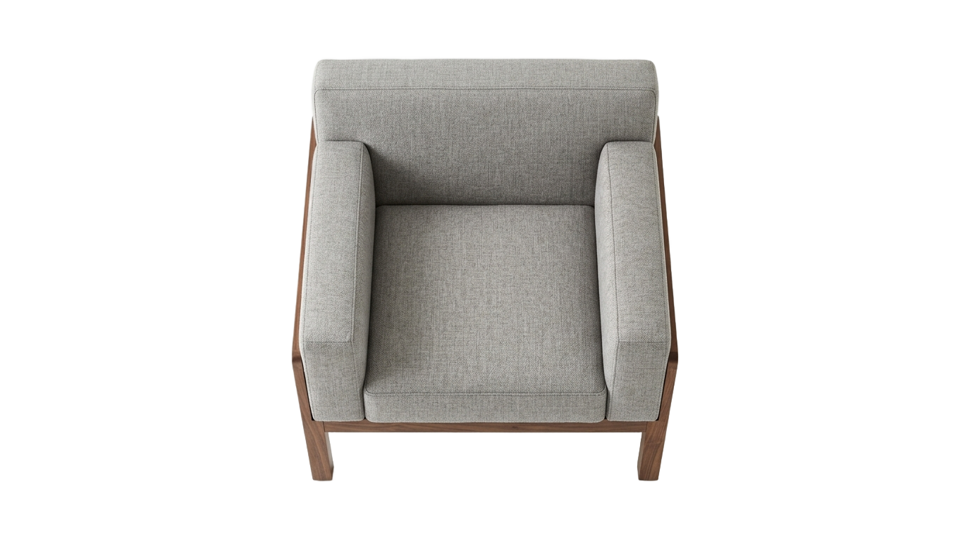 sofa chair top view png PNG transparent background