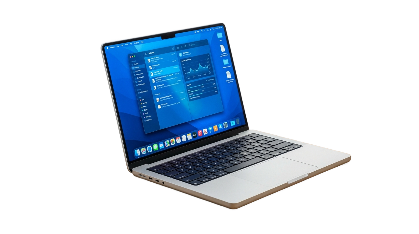 laptop on table png PNG transparent background