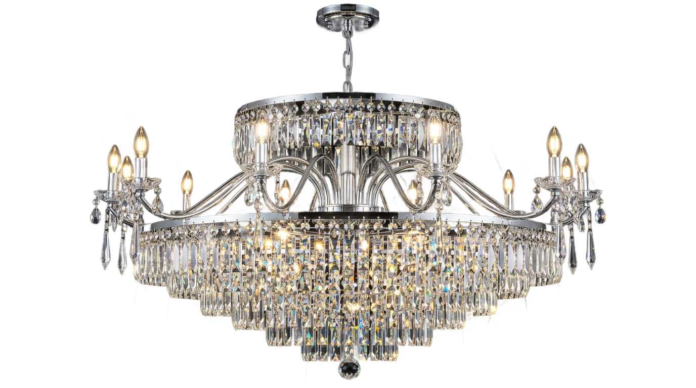 modern crystal chandelier png PNG transparent background