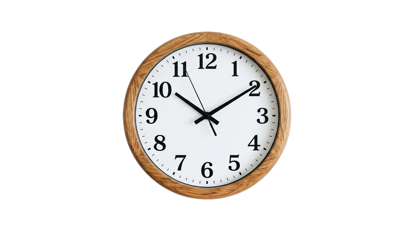 wood clock png PNG transparent background