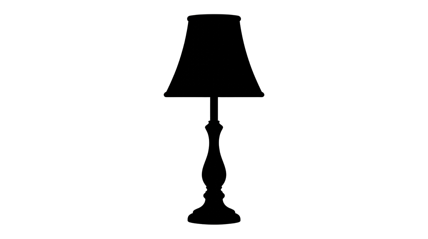 lamp silhouette png PNG transparent background