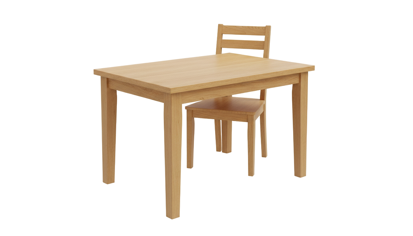 table and chair png PNG transparent background