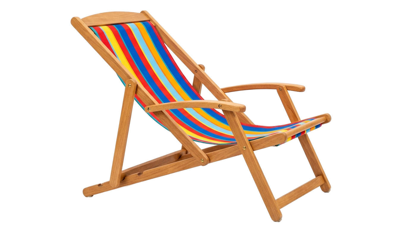 beach chair cartoon png PNG transparent background