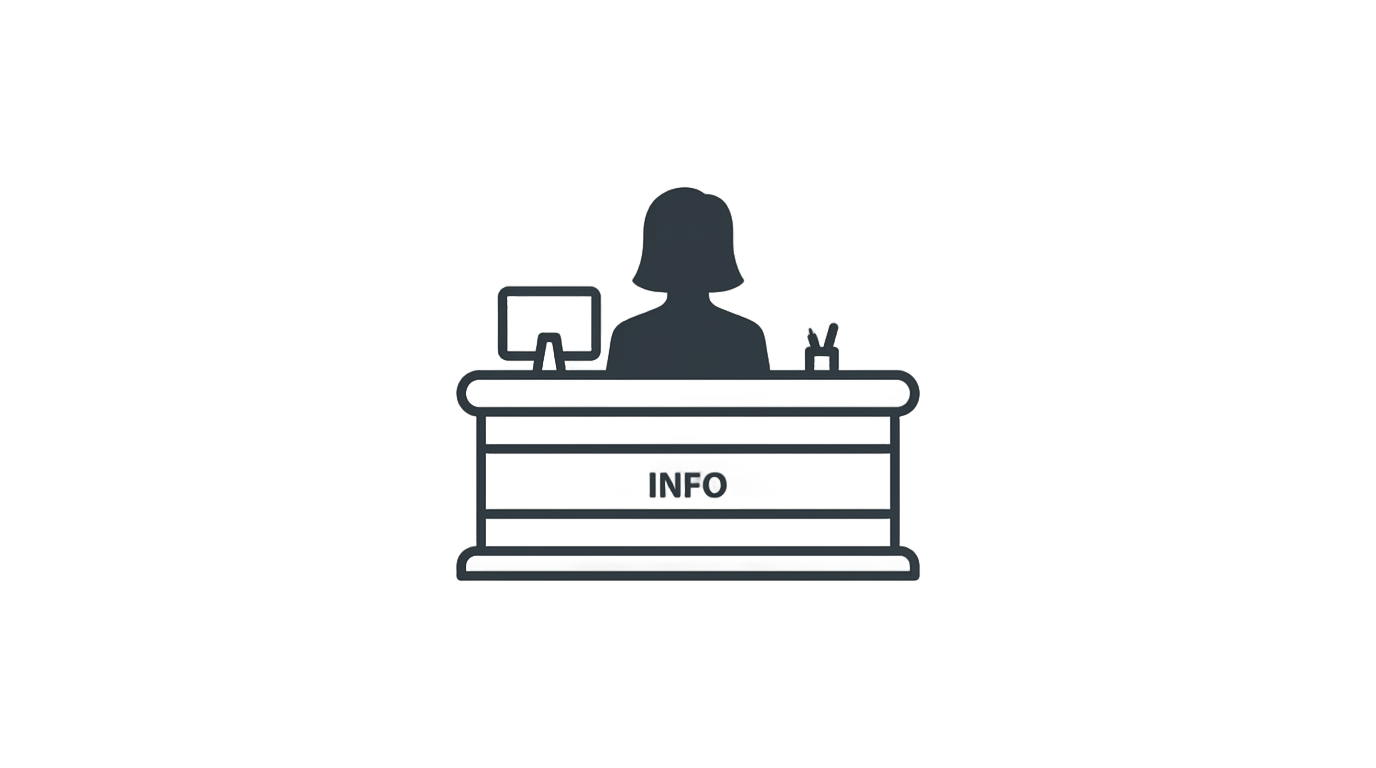 front desk icon png PNG transparent background