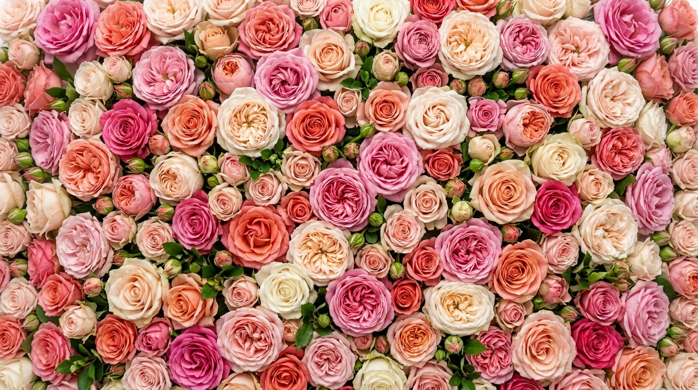 bed of roses png PNG transparent background