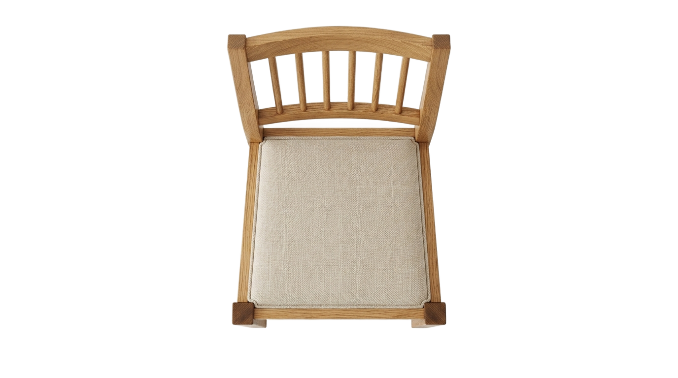 dining chair top view png PNG transparent background