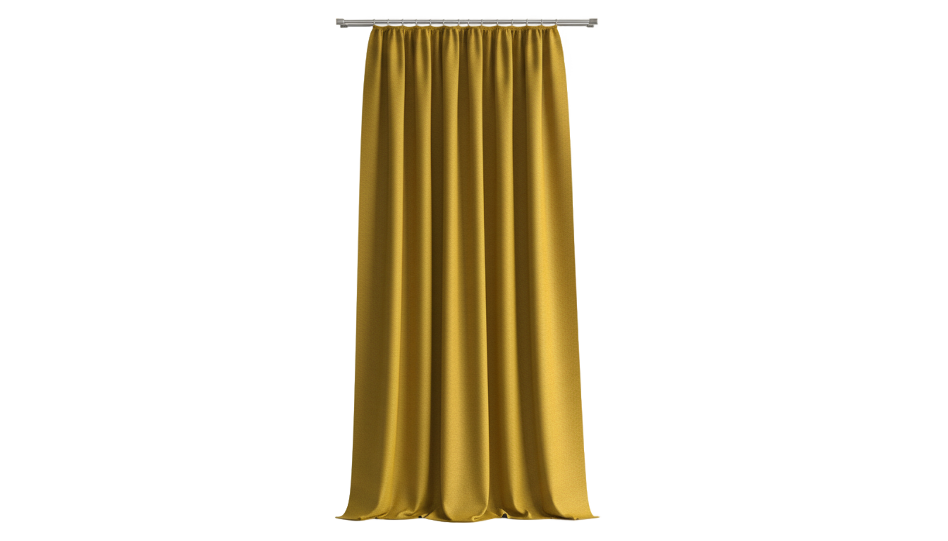 yellow curtain png PNG transparent background