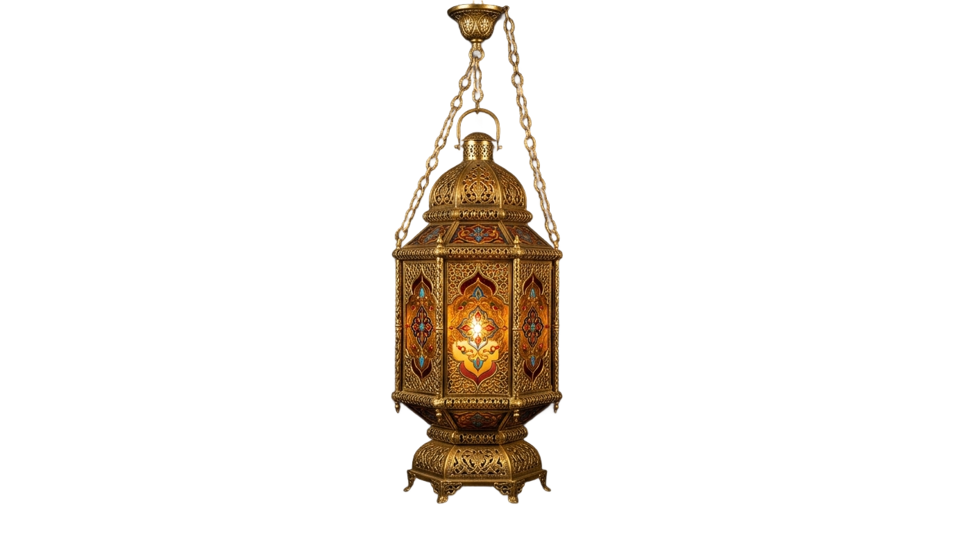 eid mubarak lamp png PNG transparent background