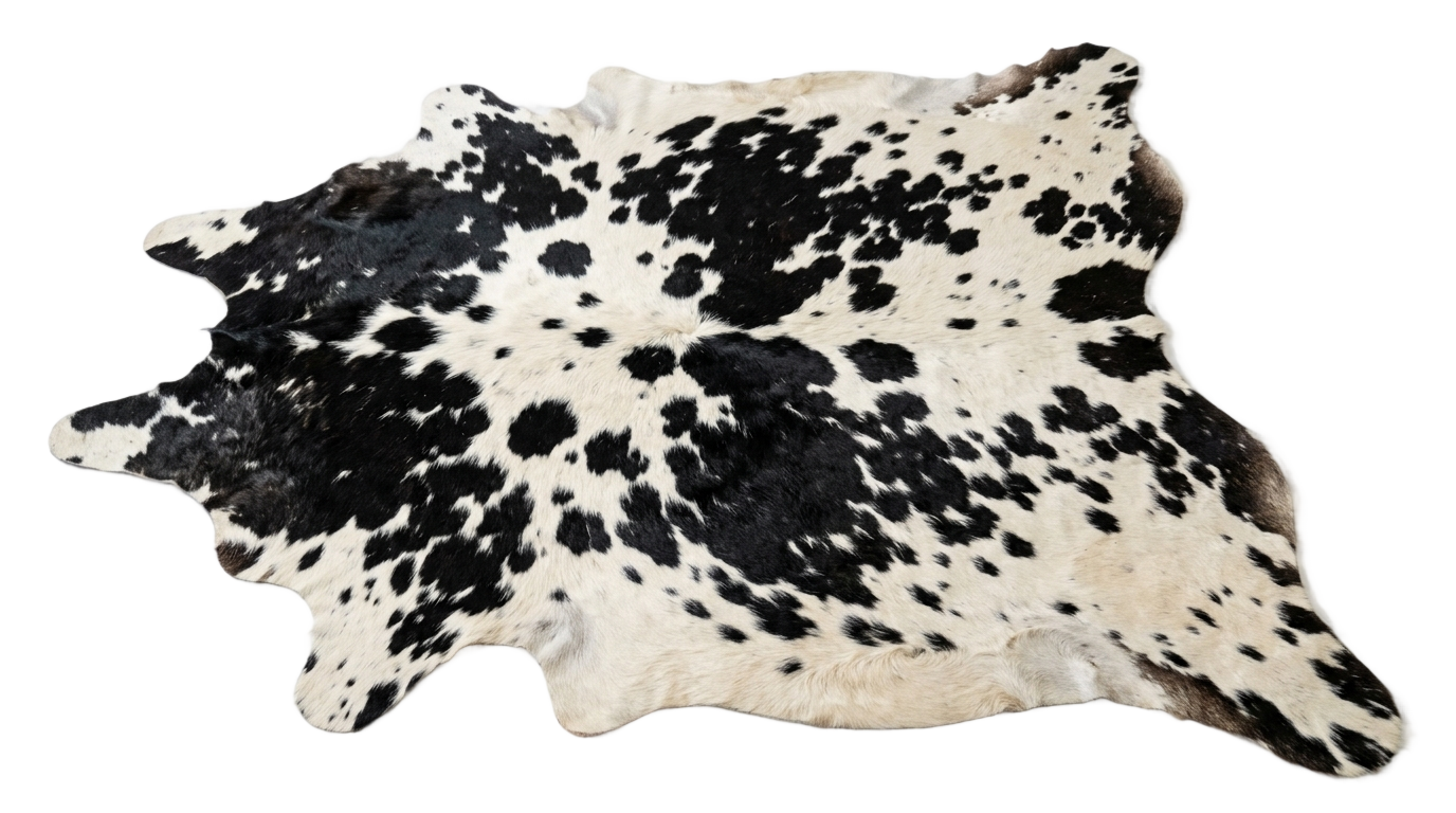 cowhide rug png PNG transparent background