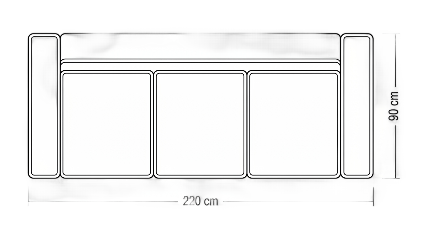 sofa en planta png PNG transparent background