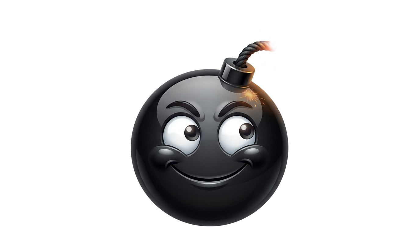 iphone bomb emoji png PNG transparent background