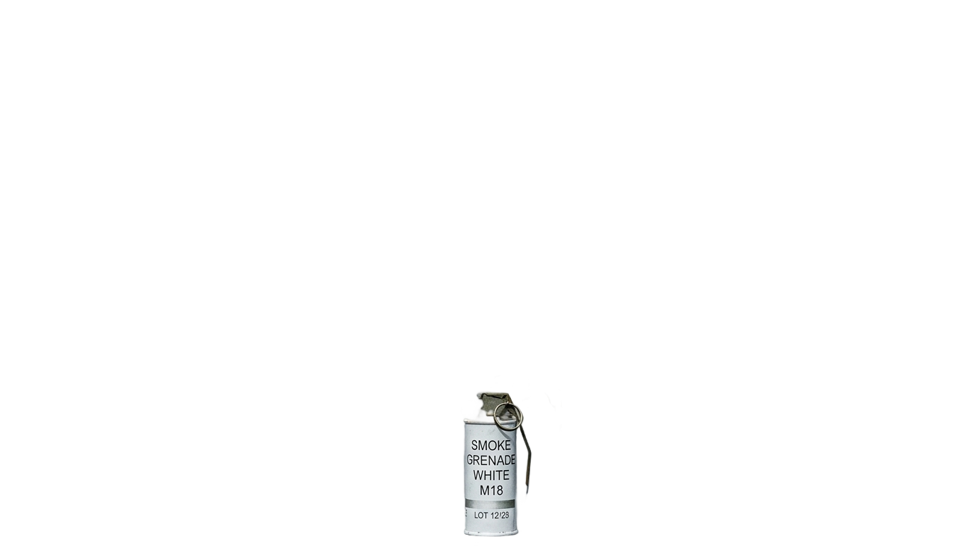 white smoke bomb png PNG transparent background