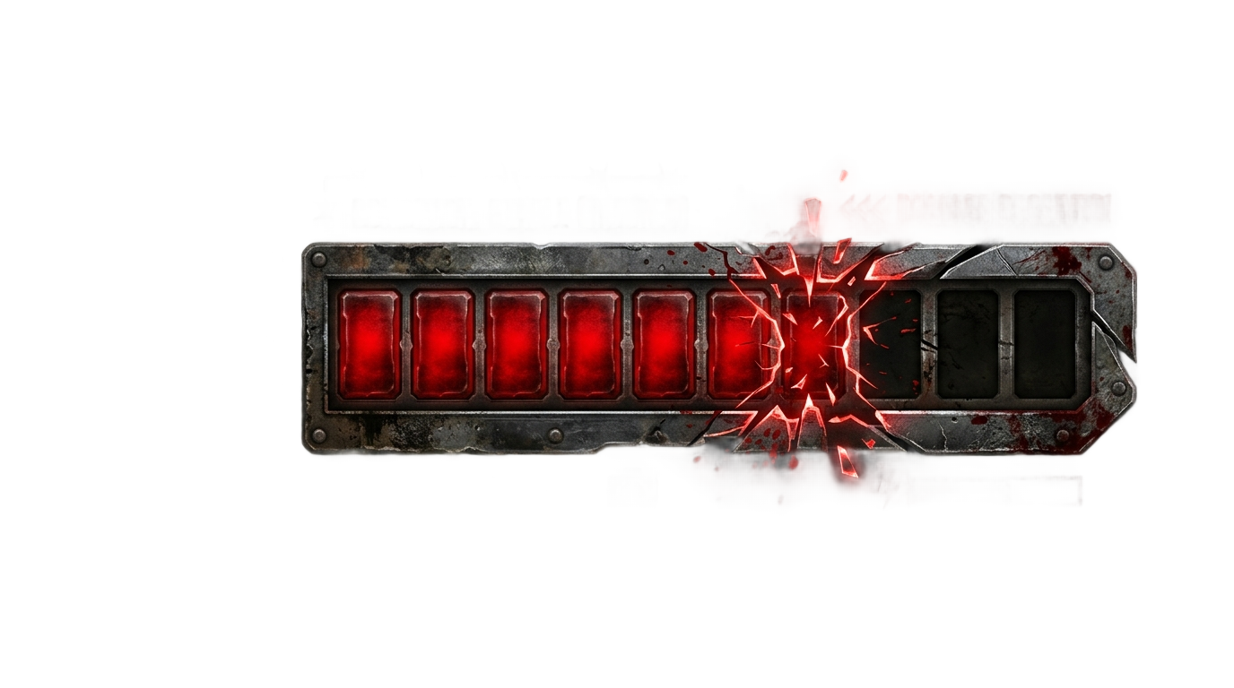 left 4 dead health bar png PNG transparent background