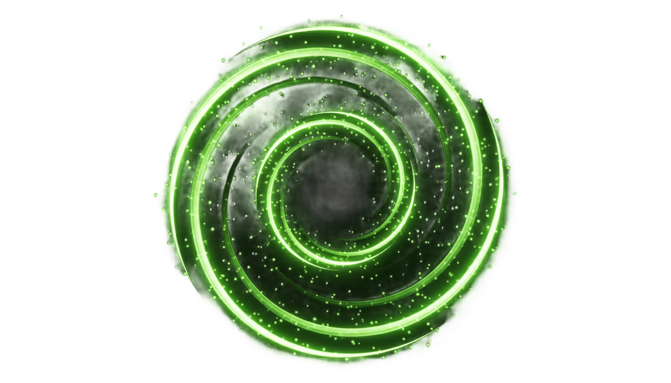 green portal png PNG transparent background